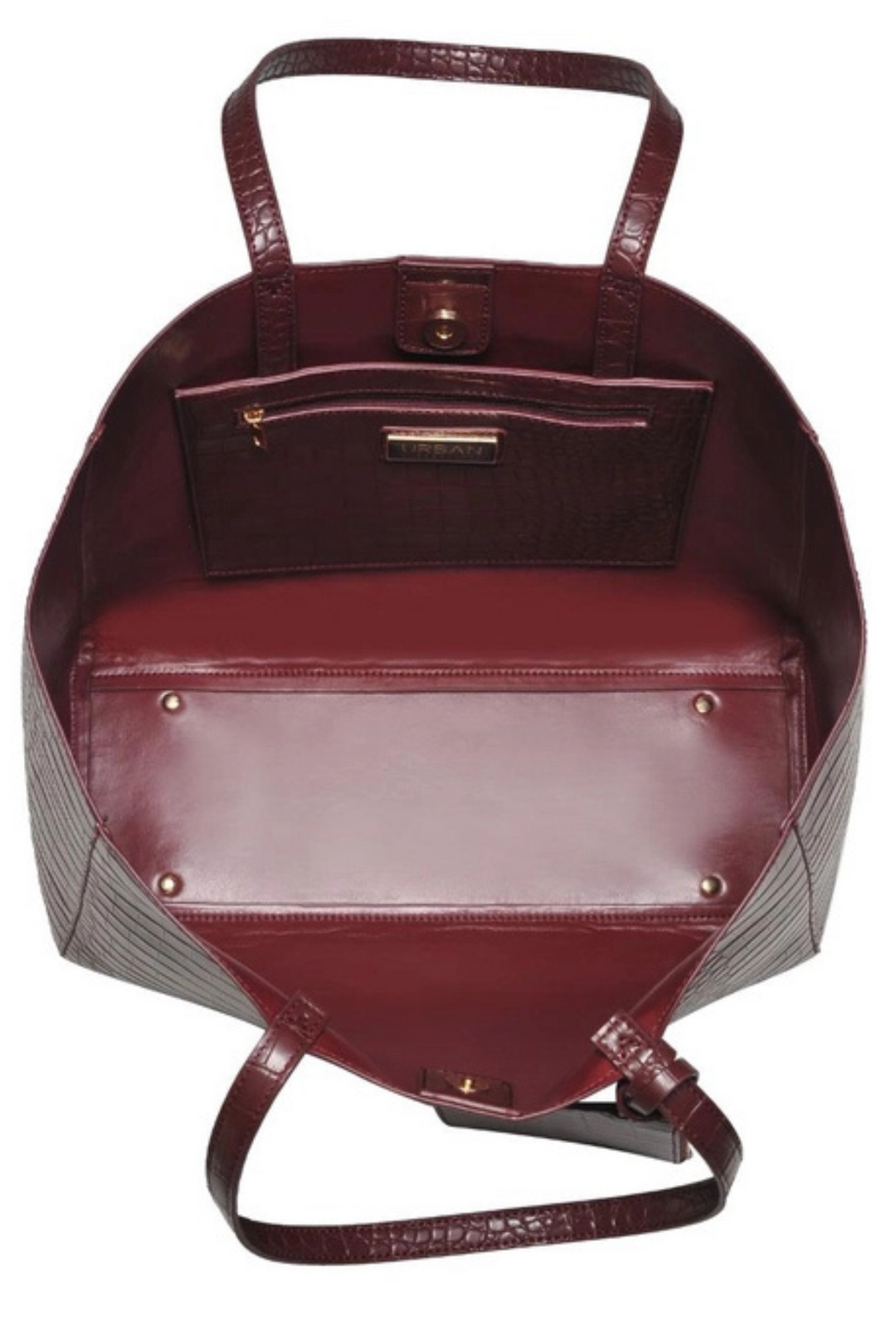 TIFFANY TOTE- BURGANDY