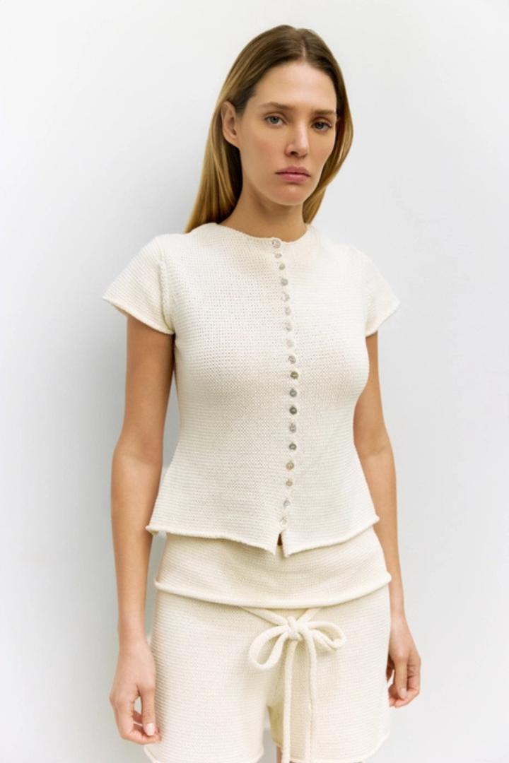 Alana Top - Ivory