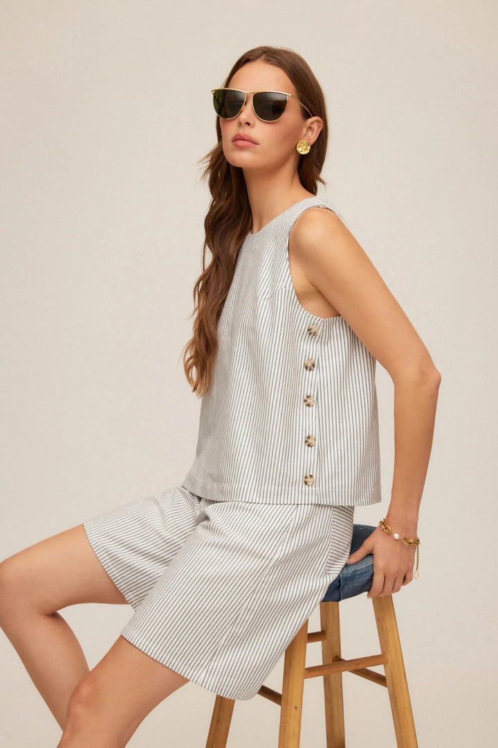 Fifteen Twenty | Clarice Side Button Top