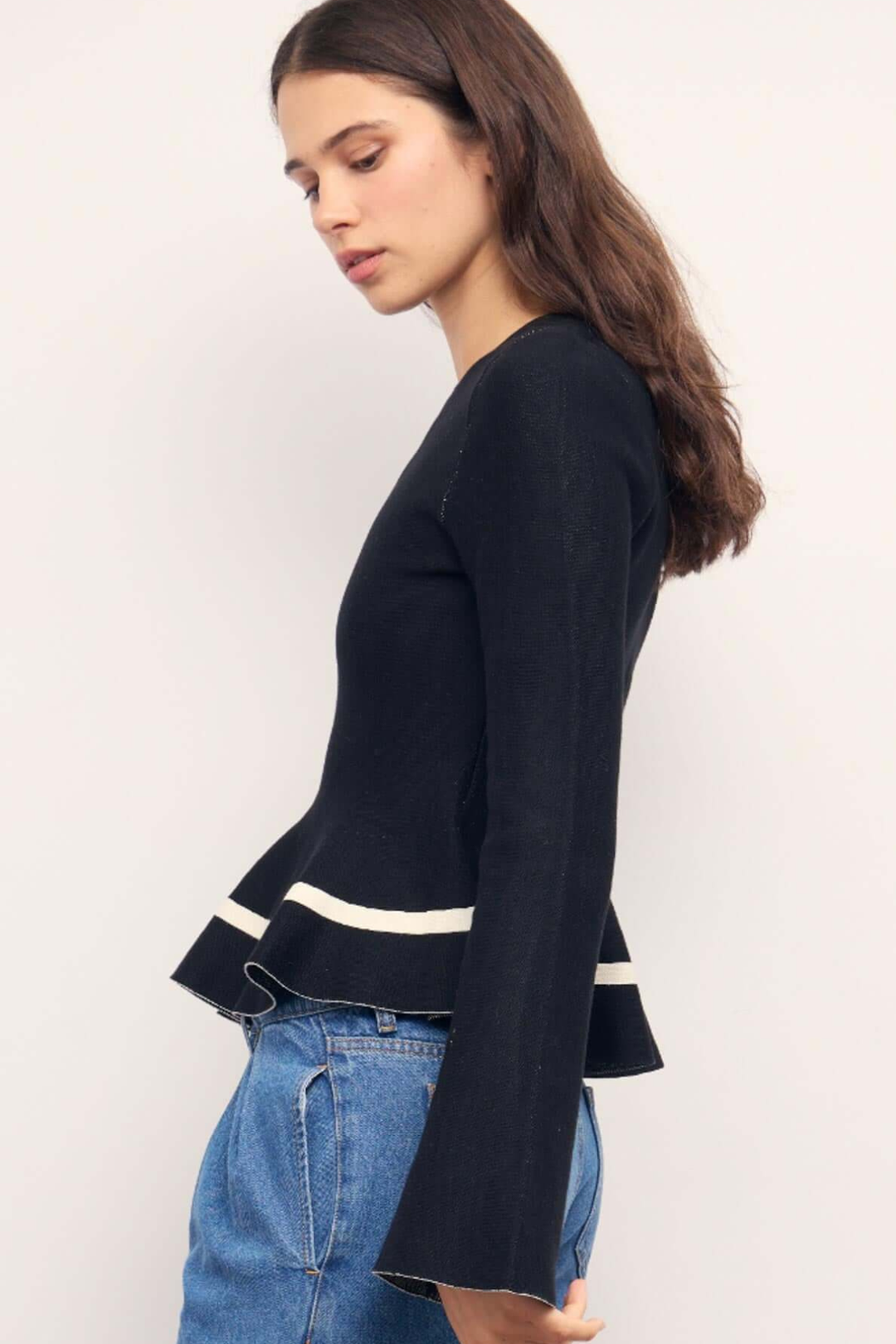 MINKPINK | EMILIE PEPLUM KNIT TOP
