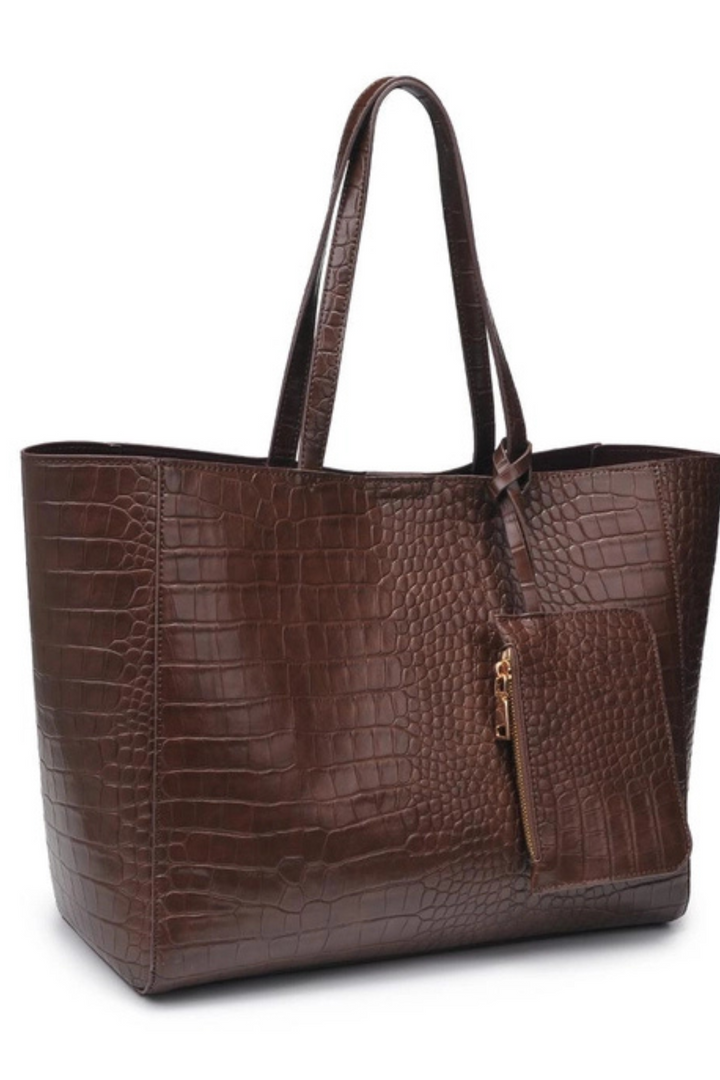 TIFFANY TOTE- CHOCOLATE