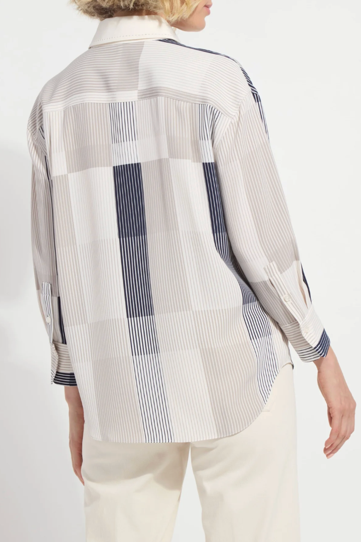 LYSSE | Jessica Stripe Button Up