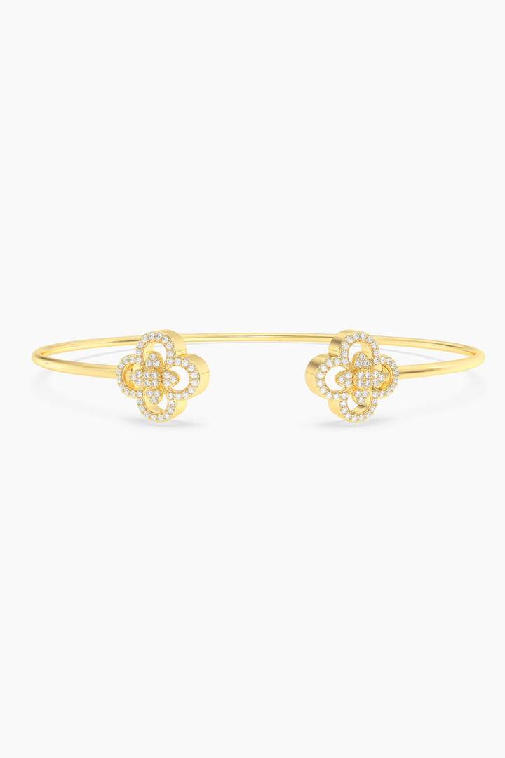 Ella Stein | Wildflower Flexi Cuff Bracelet - Gold