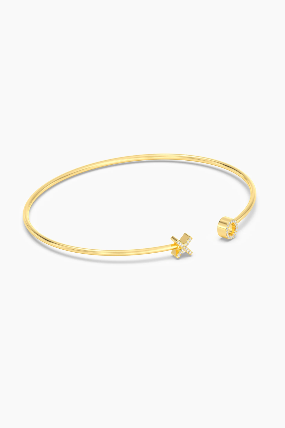 Ella Stein | Xo Flexi Cuff Bracelet - Gold