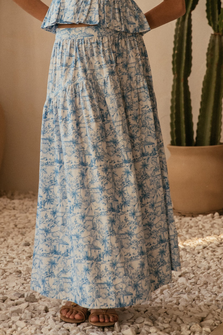 Blue Maui Skirt