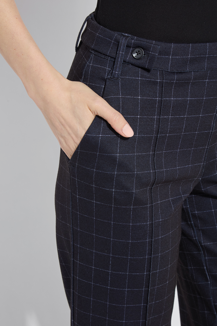 Zaina Ponte Pleated Trouser