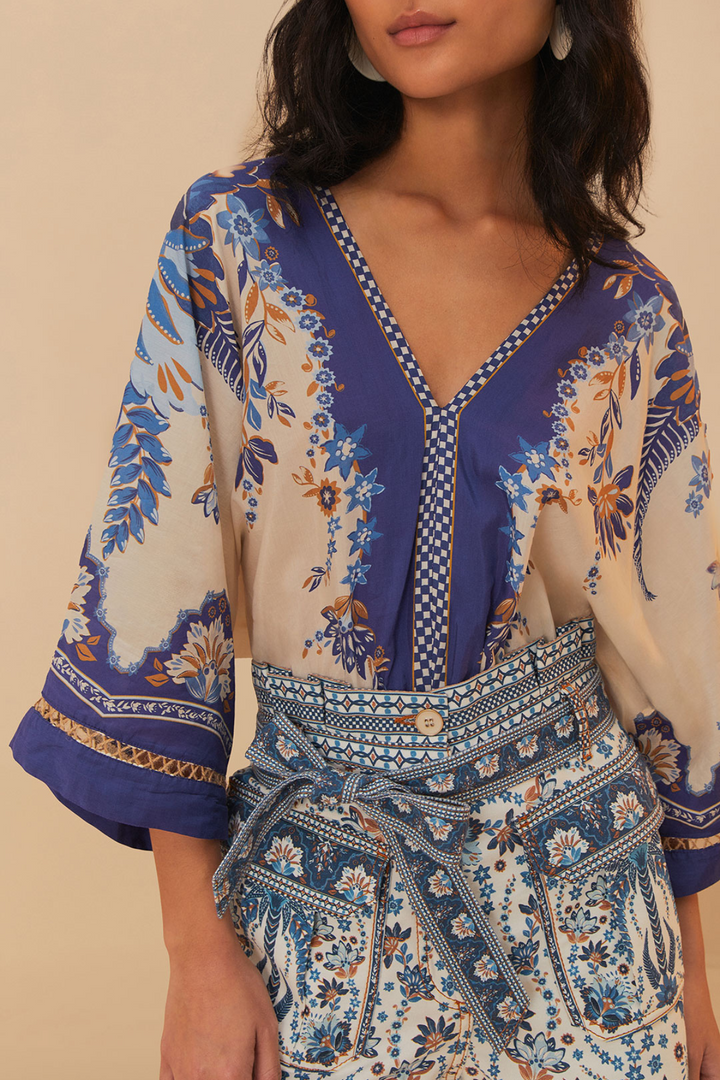 FARM RIO | ANA TAPESTRY BODYSUIT