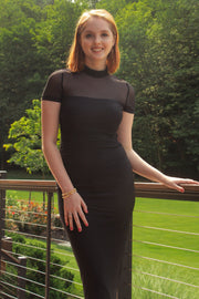 AMANDA UPRICHARD DOMINIQUE DRESS- BLACK