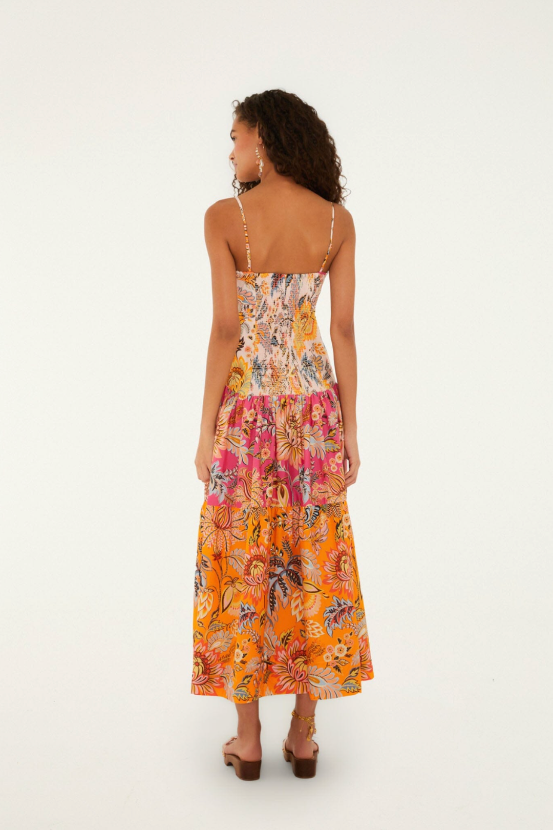 FARM RIO | LIGIA MIX MAXI DRESS