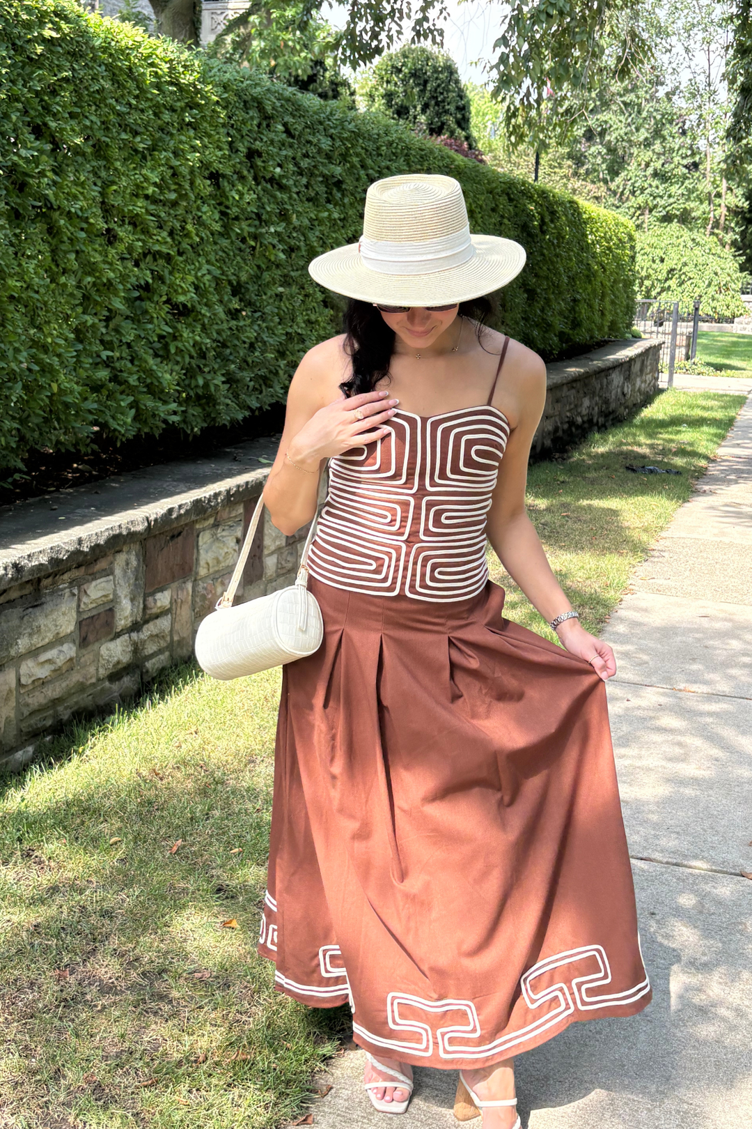 Embroidered Corset Top