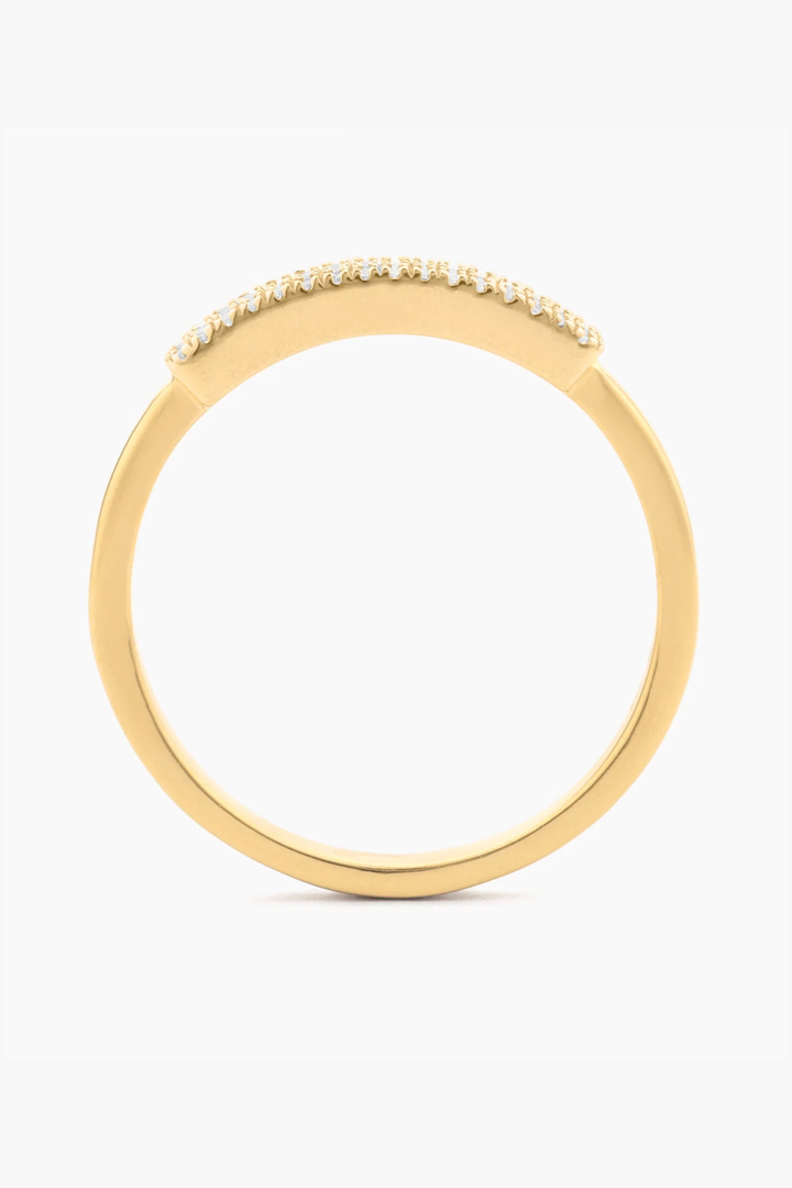 Ella Stein | Bar None Stackable Ring - Gold