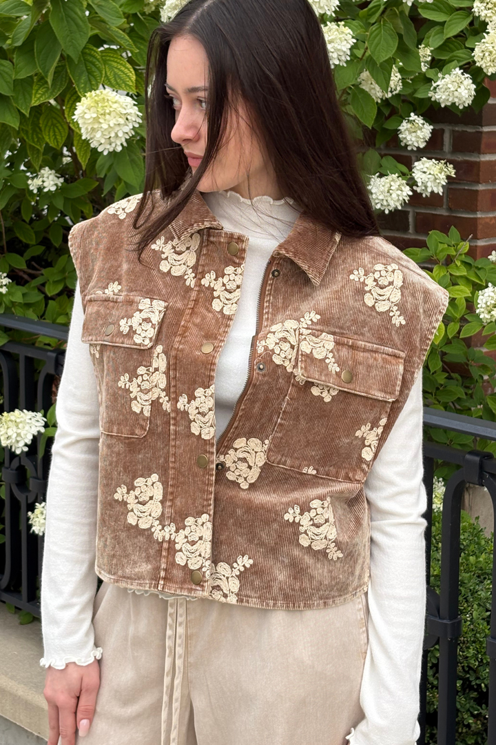 Carmel Embroidered Vest