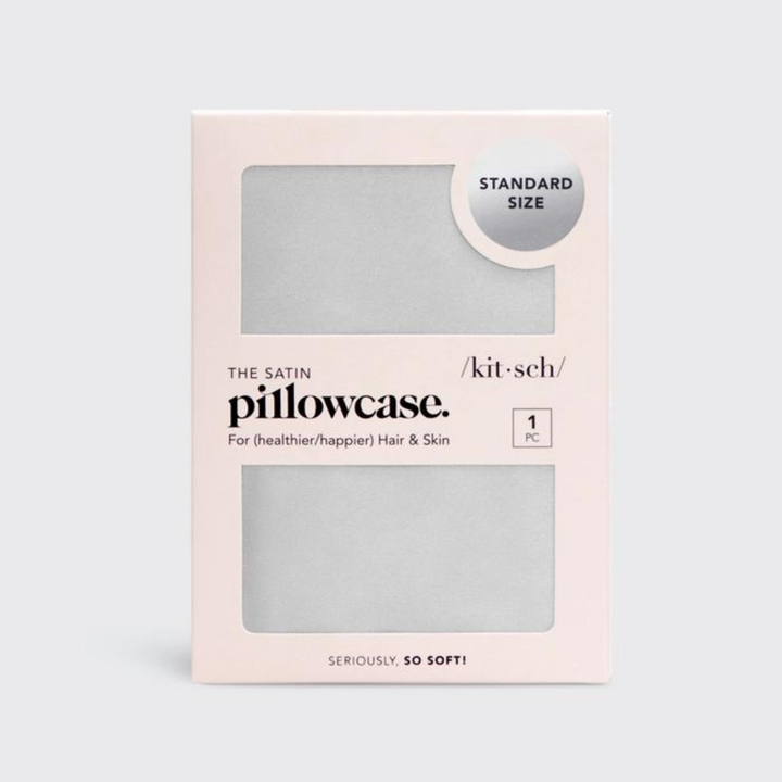 KITSCH | Silk Pillow Case- Silver