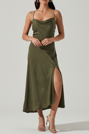ASTR Gaia Dress- Olive