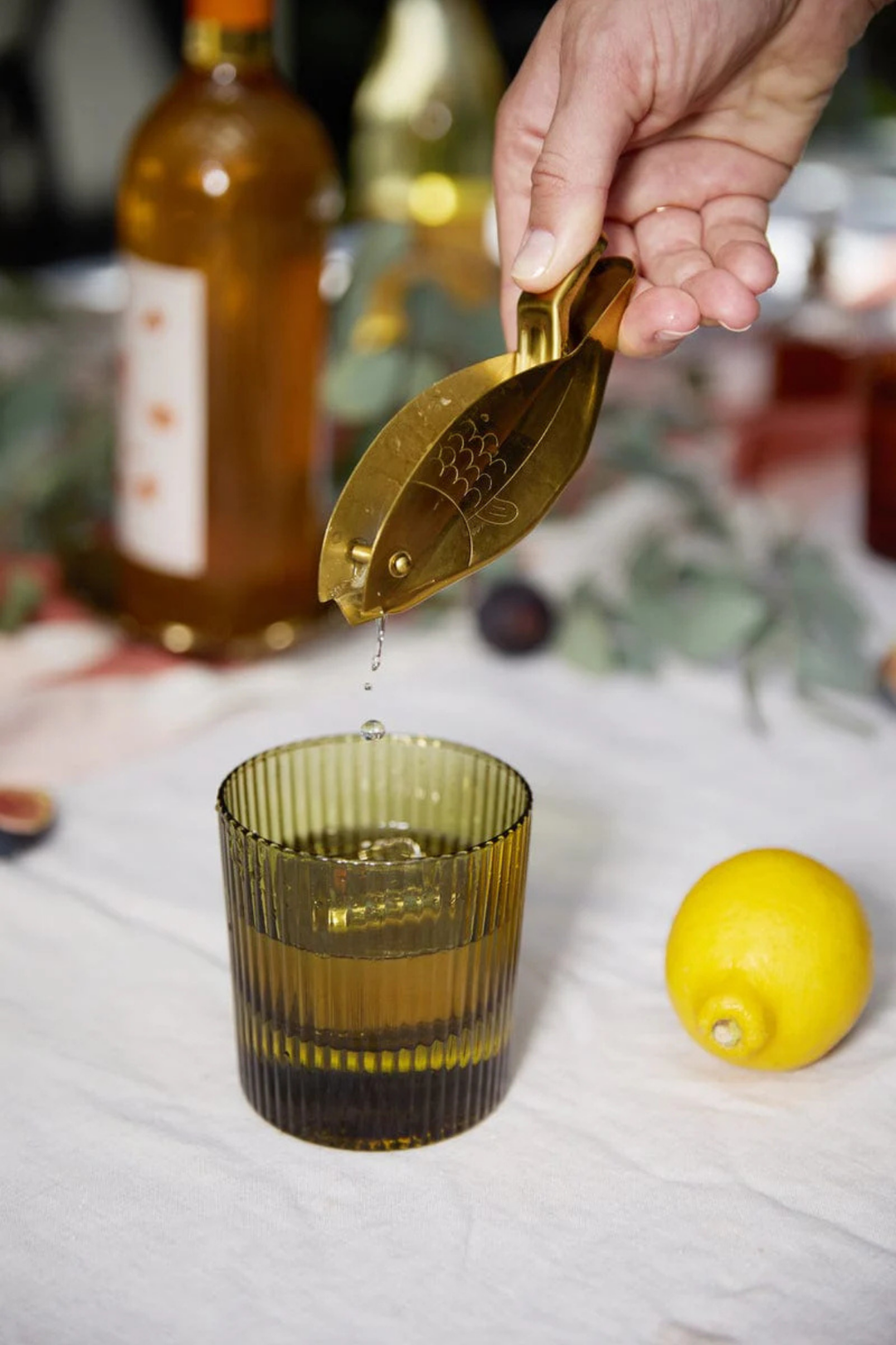 LOWBALL GLASS SET OLIVE