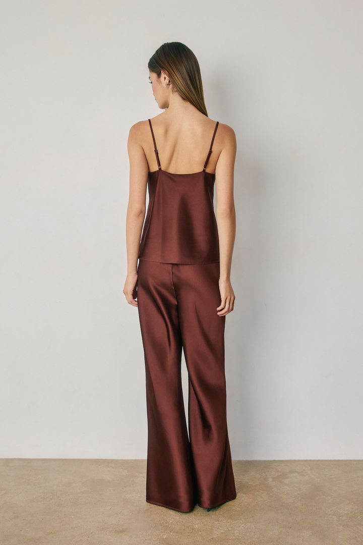 Satin Square Neck Cami Top