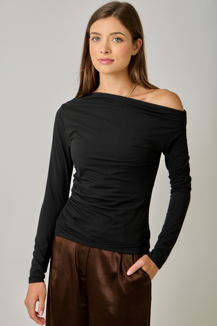 Asymetrical Black Top