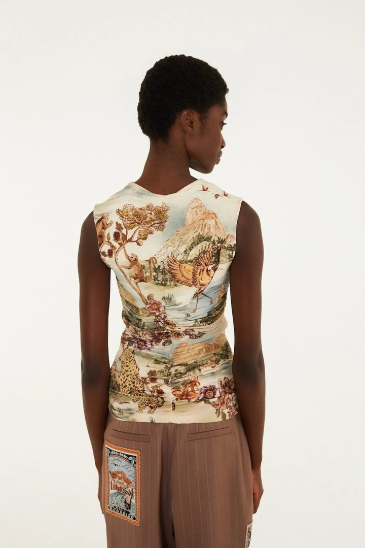 Farm Rio | Winter White Blouse