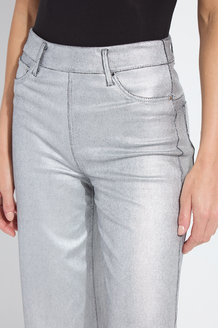 LYSSE | Metallic Coated Denim