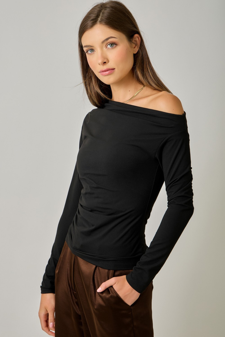 Asymetrical Black Top