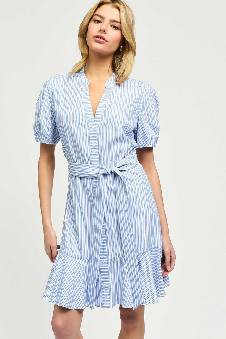 Derek Studded Shirt Dress