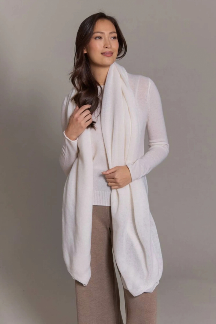 Alashan | Breezy Travel Wrap - White