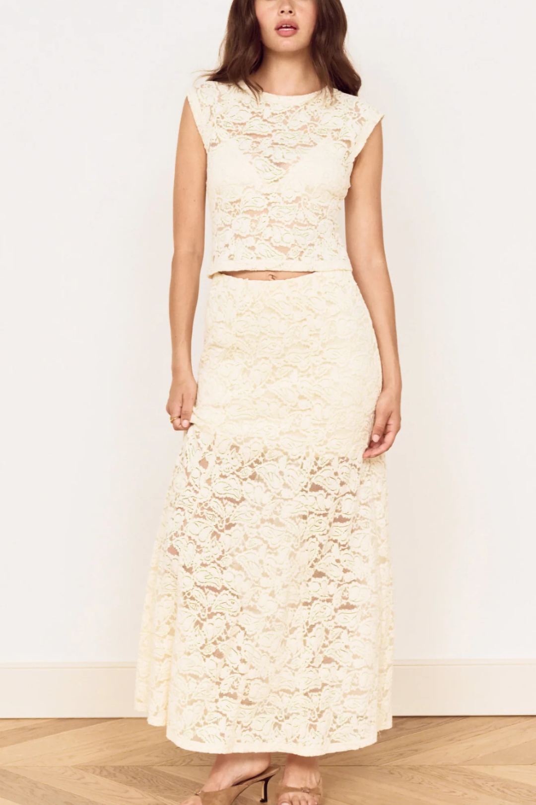 Minkpink | Ophelia Lace Skirt