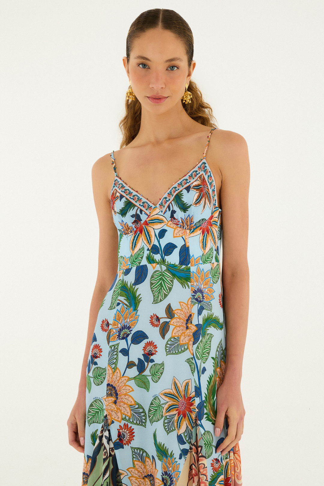 FARM RIO | FLORAL DELHI MAXI