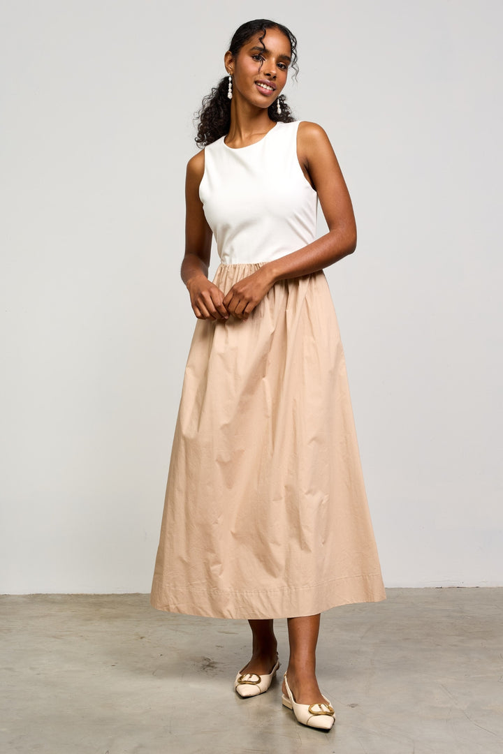 Summer Mix Media Dress