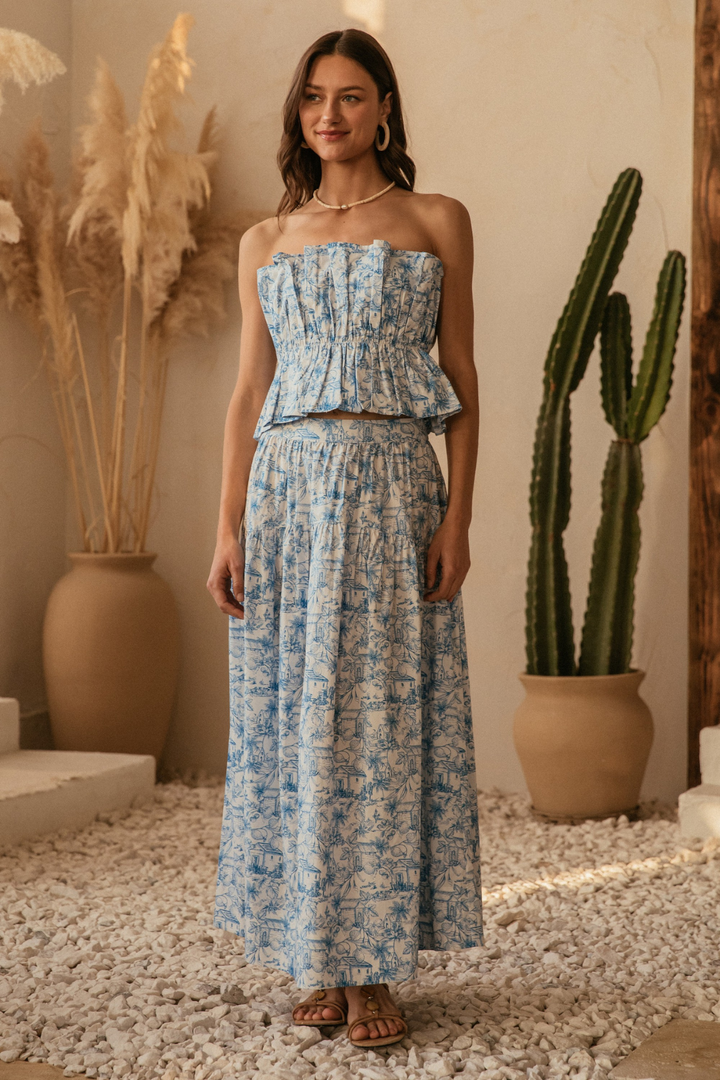 Blue Maui Skirt