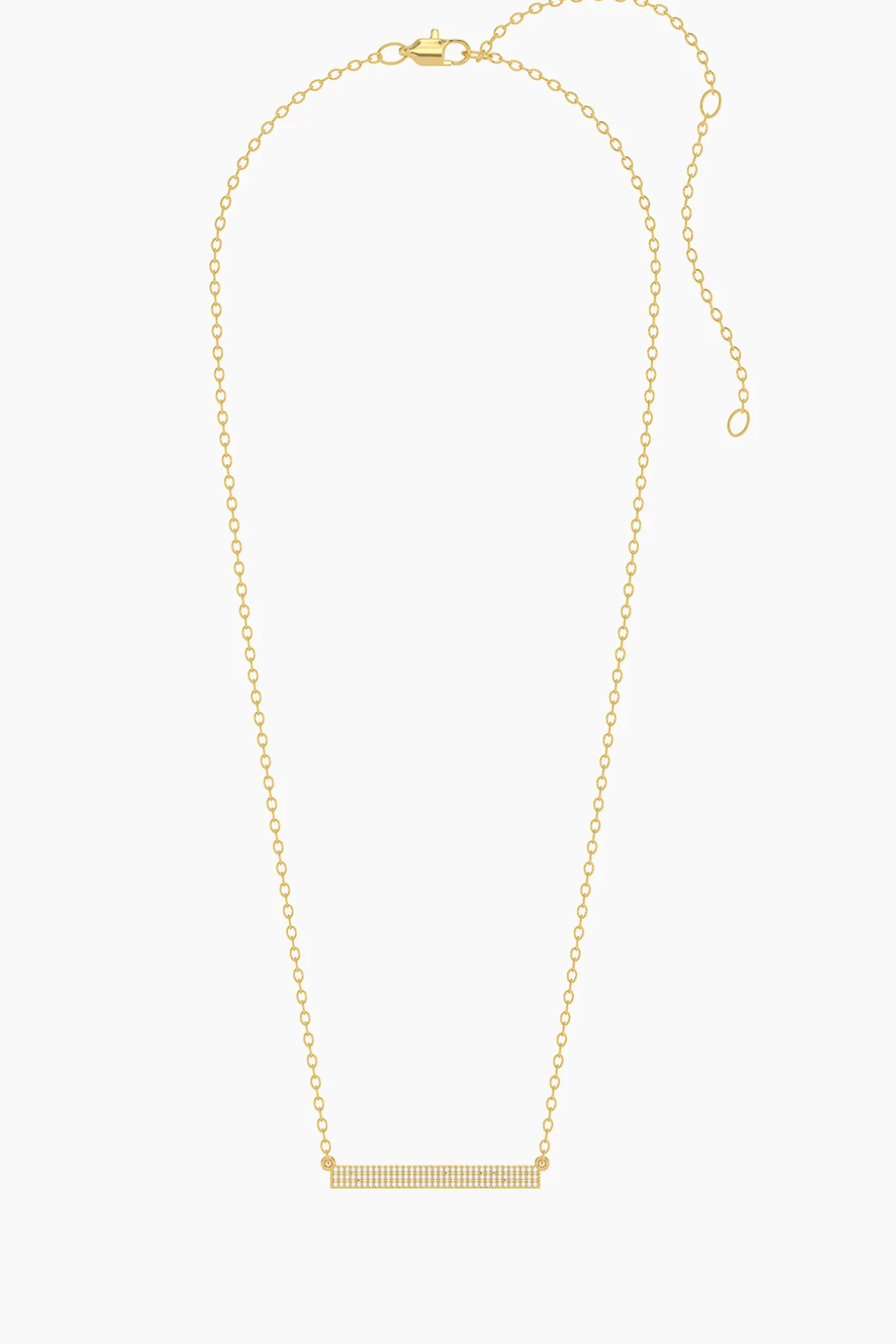 Ella Stein | Tell Me Straight Pendant Necklace - Gold