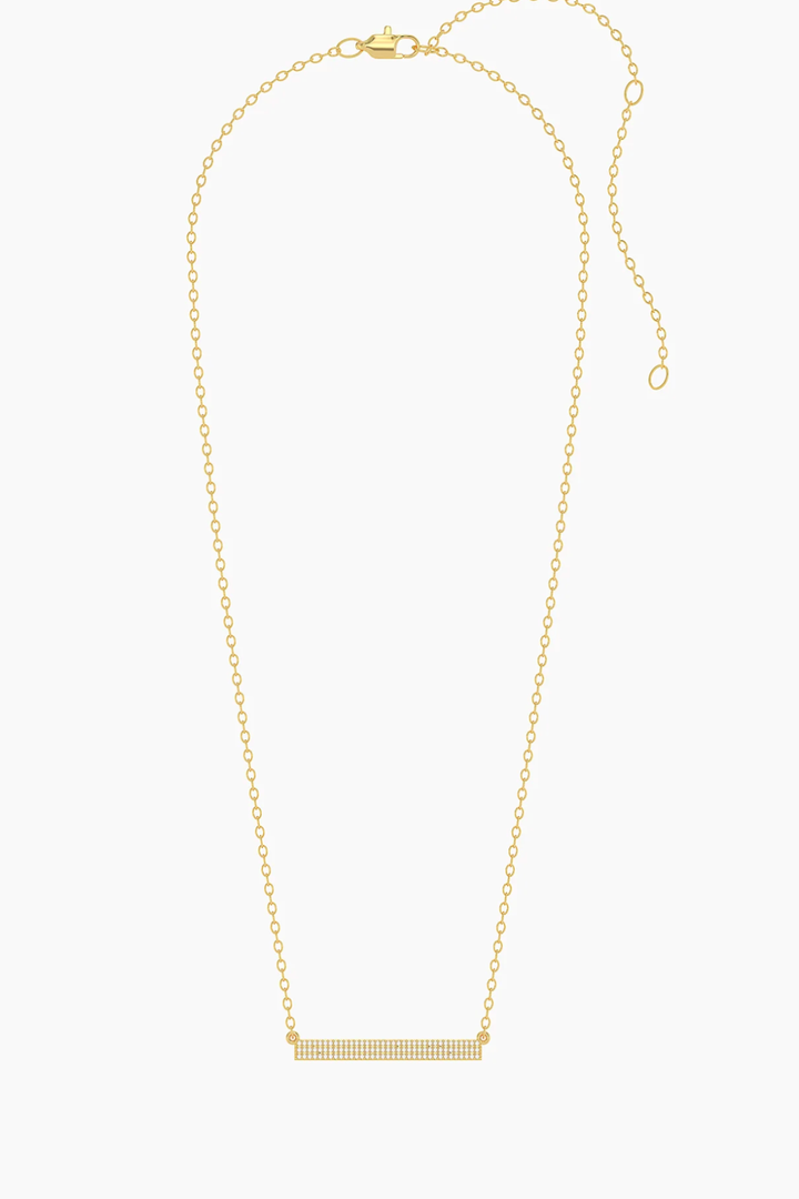 Ella Stein | Tell Me Straight Pendant Necklace - Gold