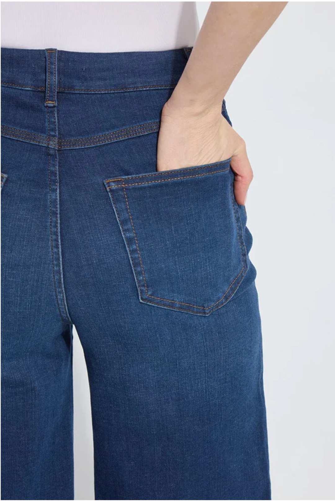 LYSSE | Sylvie Wide Leg Dark Denim
