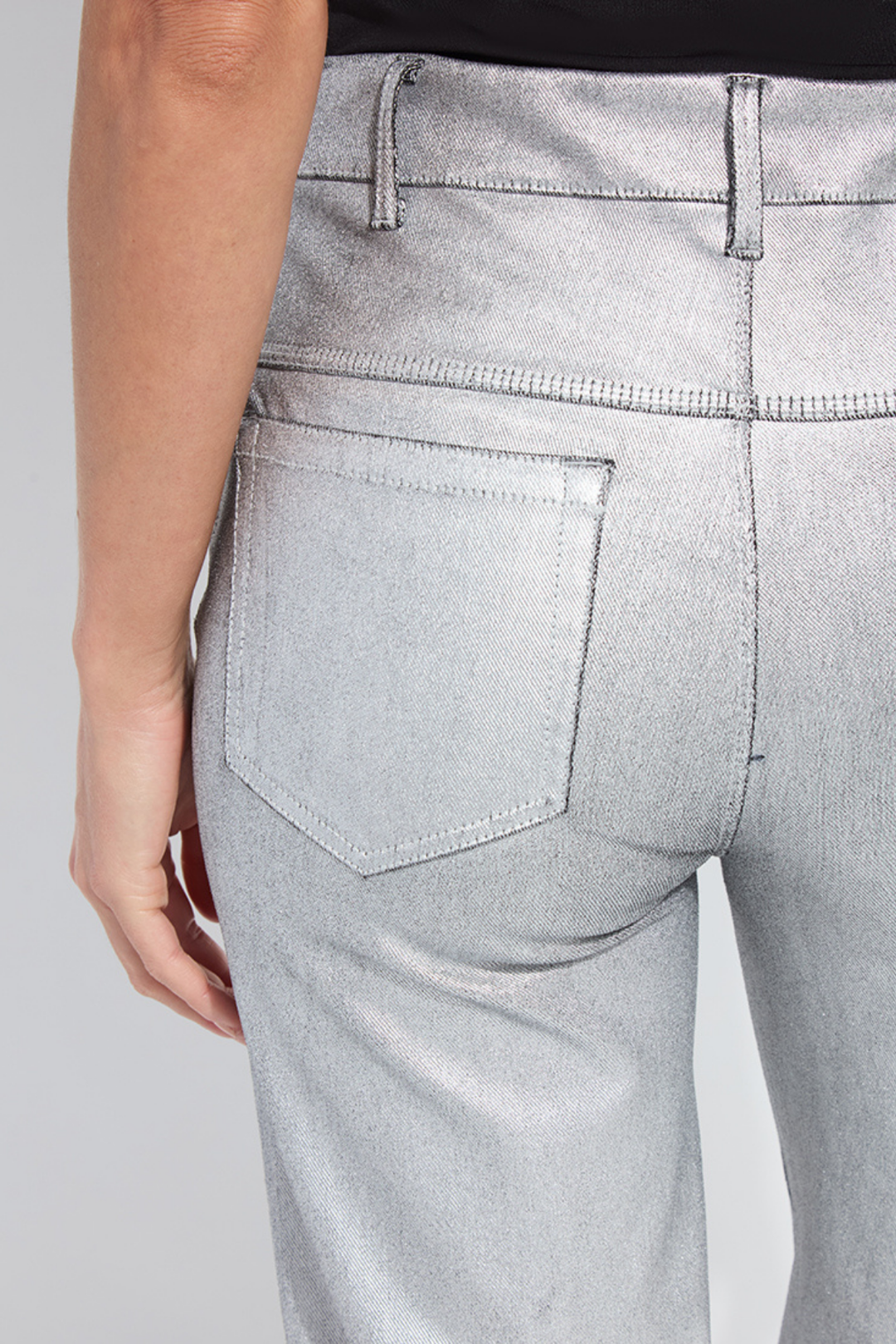 LYSSE | Metallic Coated Denim