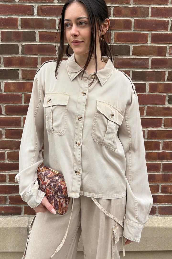 Washed Tencel Jacket