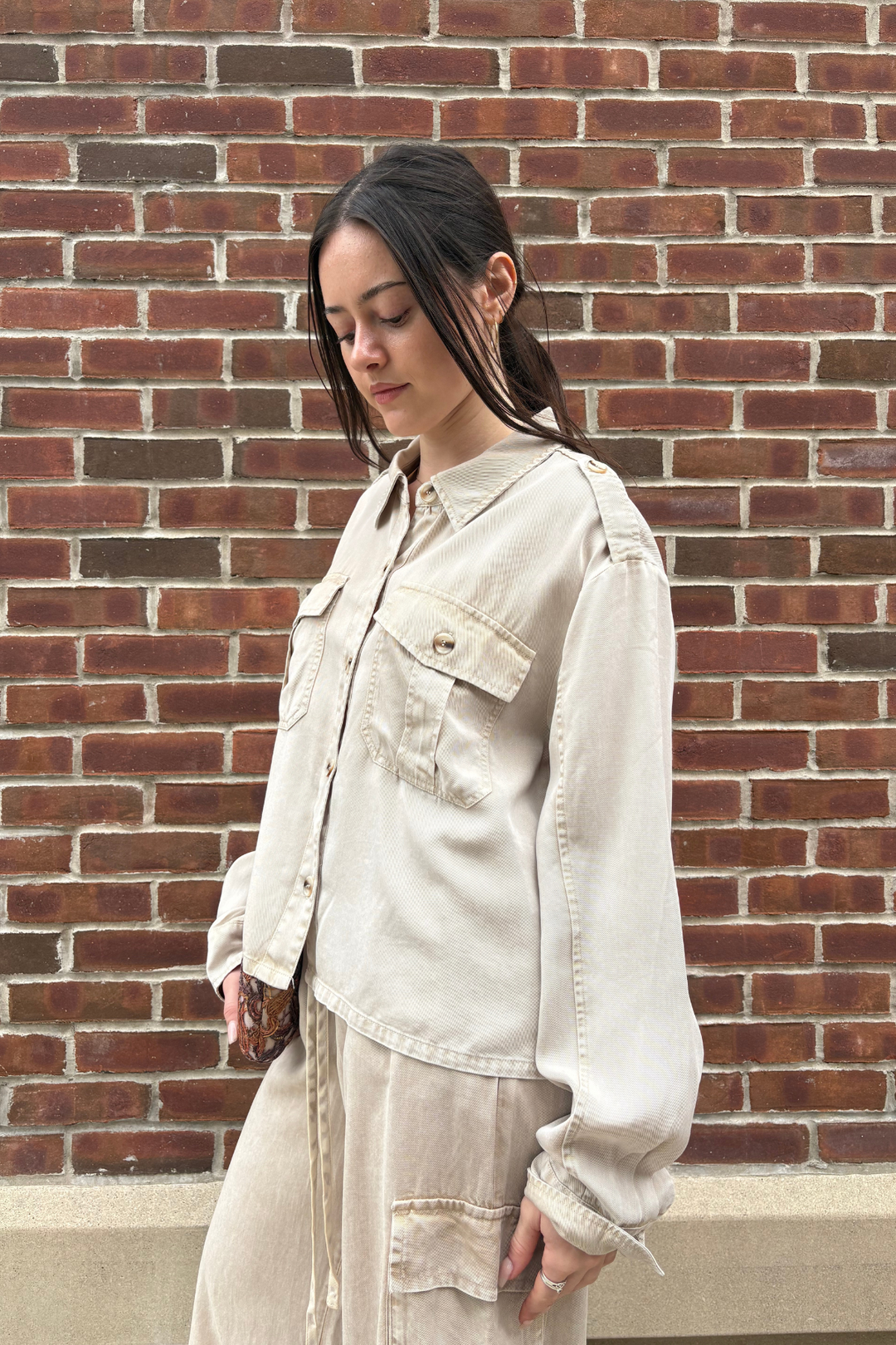 Washed Tencel Jacket