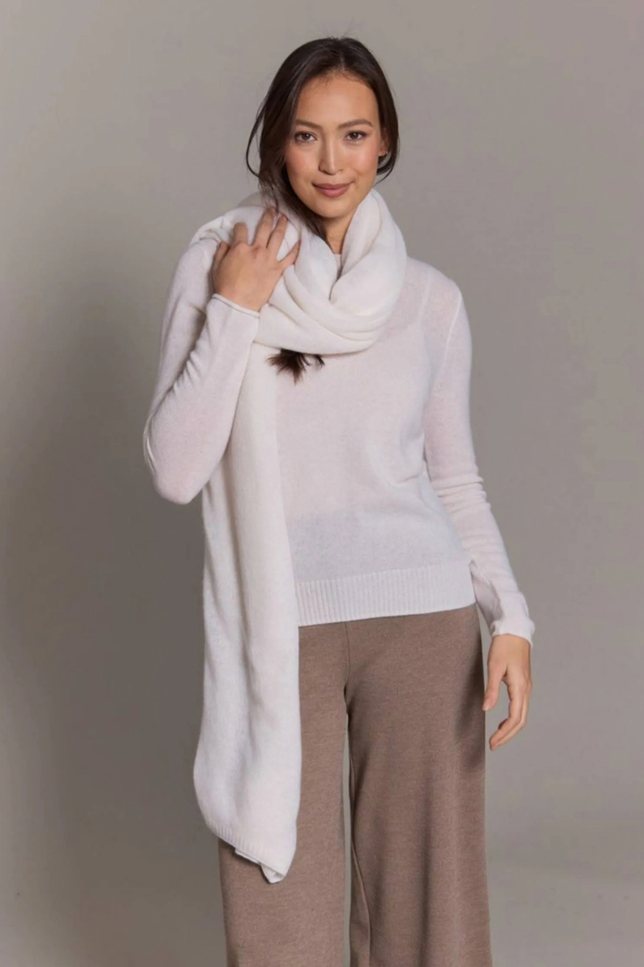 Alashan | Breezy Travel Wrap - White