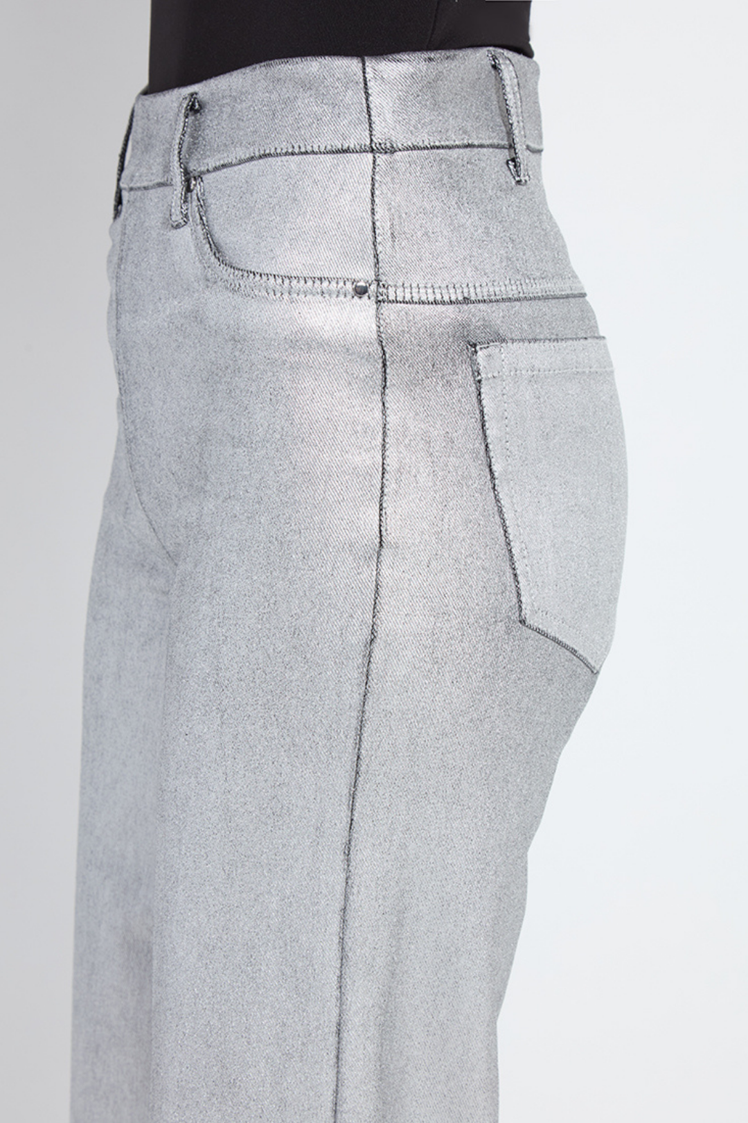 LYSSE | Metallic Coated Denim