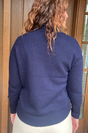 CORTLAND PARK Amber Cashmere- Navy