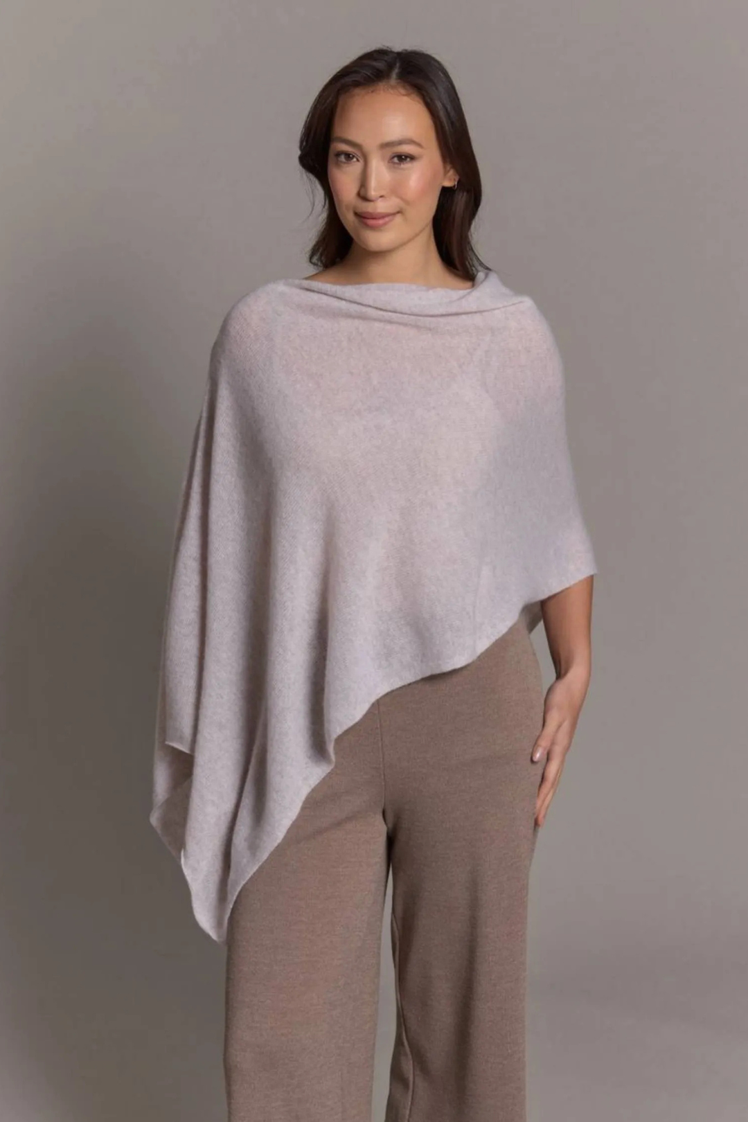 ALASHAN | Cashmere Topper- Latte
