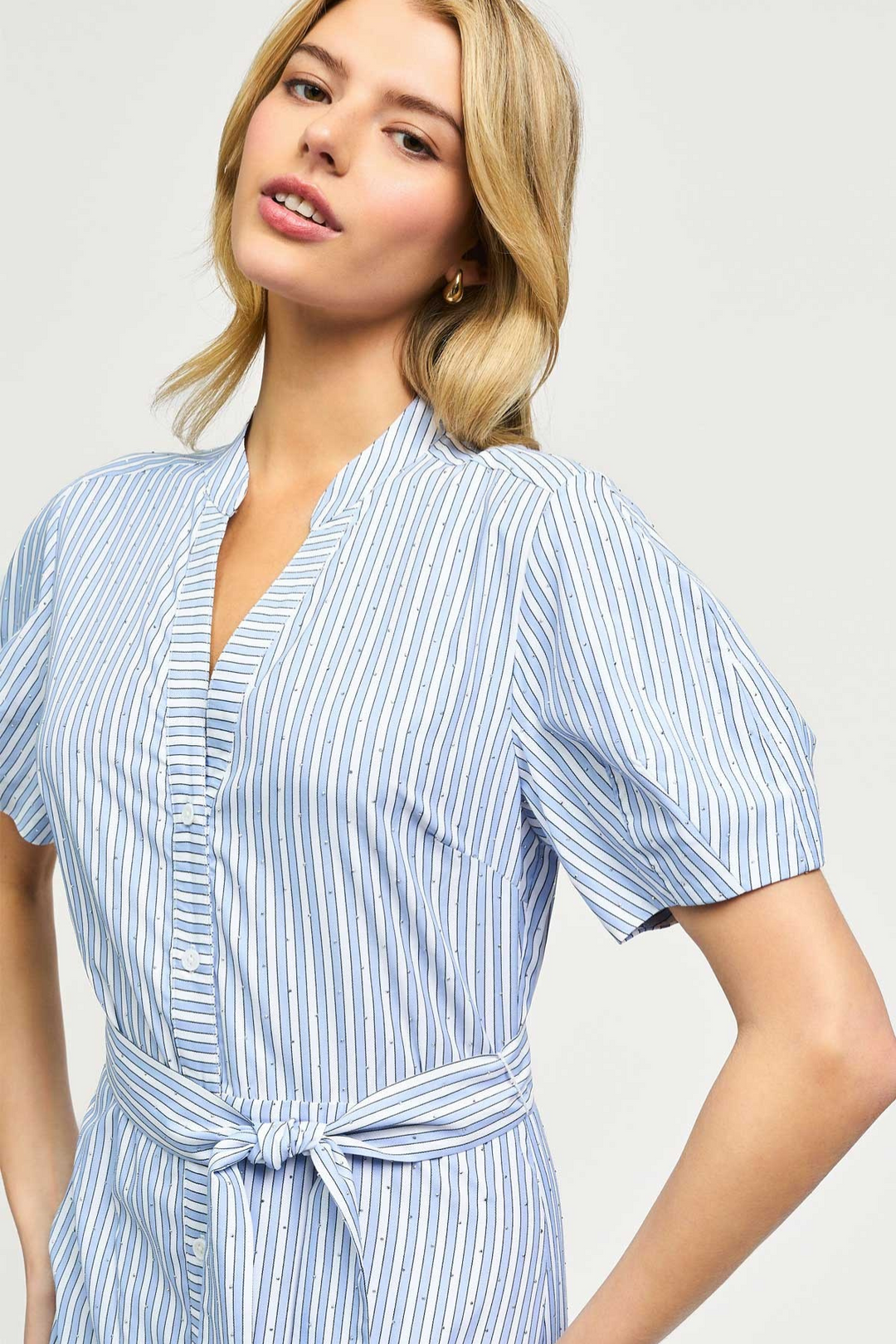 Derek Studded Shirt Dress