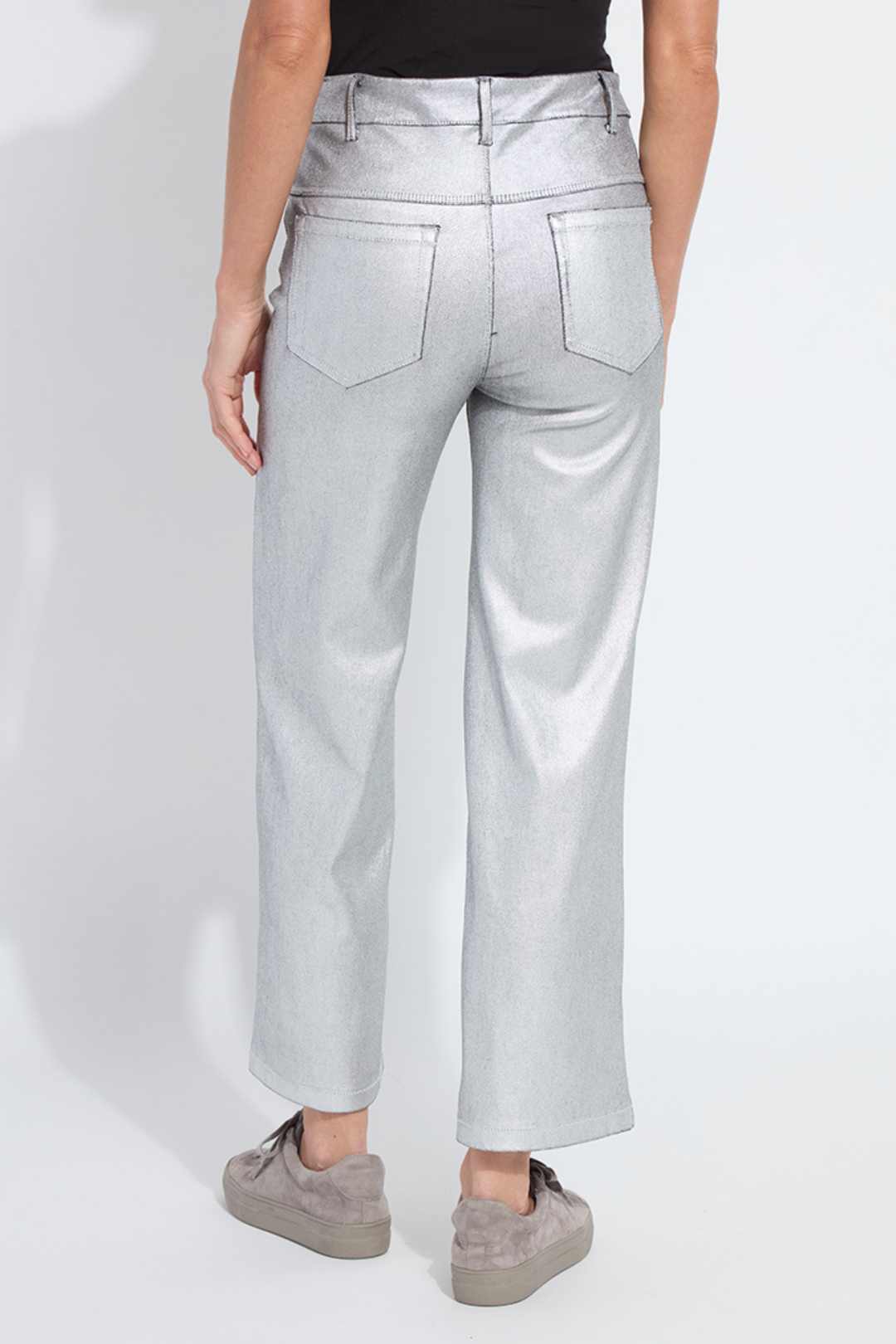 LYSSE | Metallic Coated Denim