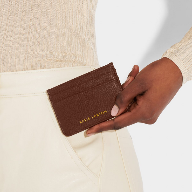 KATIE LOXTON | Millie Card Holder- Chocolate