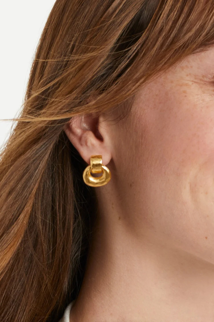 Julie Vos | Avalon Demi Doorknocker Earring