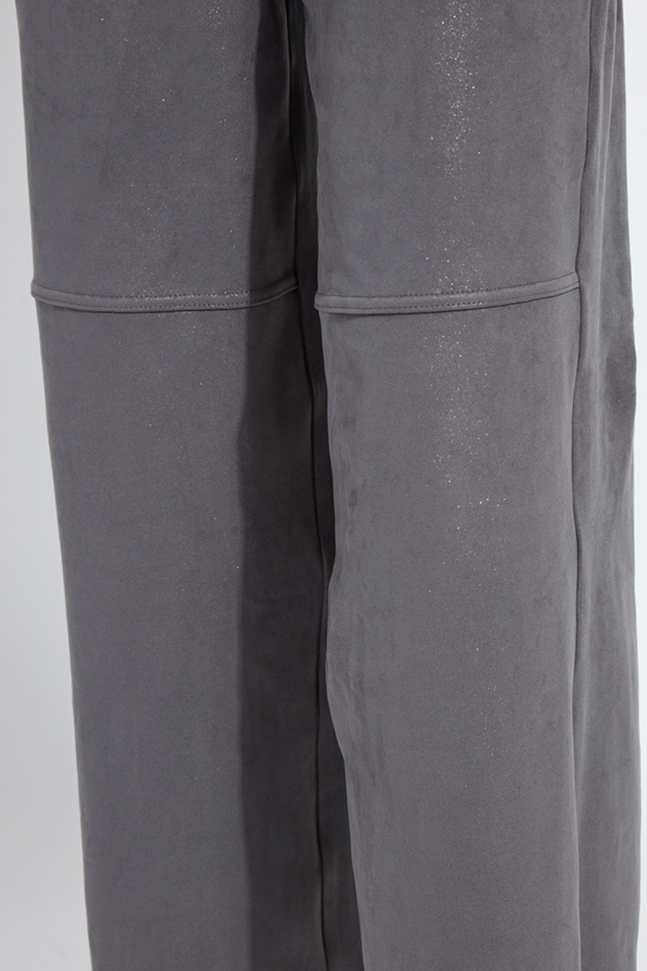 LYSSE | Amina Patent Foil Suede Pant