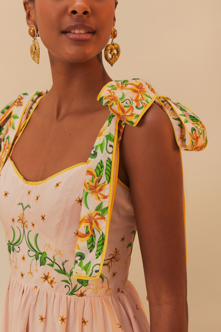 FARM RIO | BOTANICAL BEAUTY MIDI DRESS
