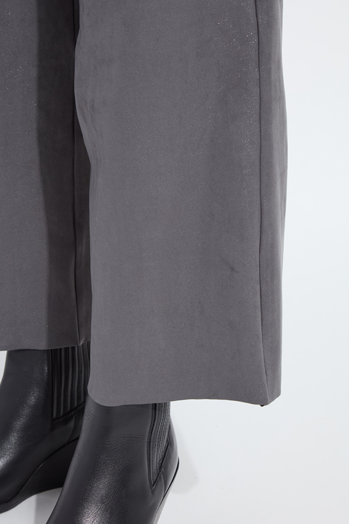 LYSSE | Amina Patent Foil Suede Pant