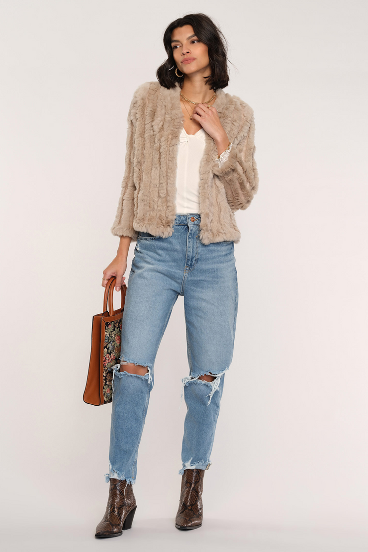 HEARTLOOM Rosa Jacket- Biscotti