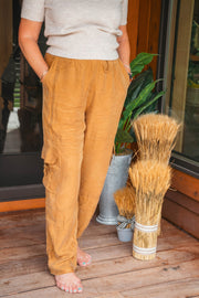 HEARTLOOM Zadie Pant- Whiskey