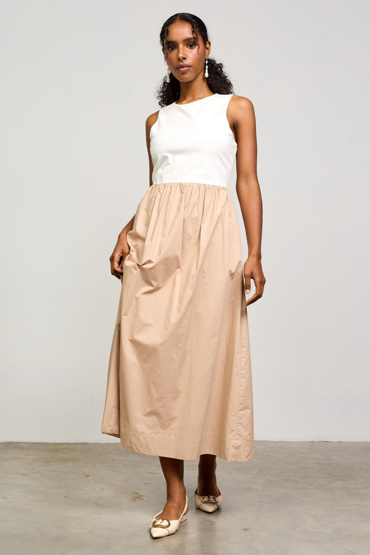 Summer Mix Media Dress